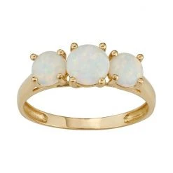 Designs By Gioelli 10k Gold 3-Stone Ring Created Sapphire -Designs by Gioelli Shop unnamed file 194