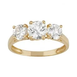 Designs By Gioelli 10k Gold 3-Stone Ring Created Sapphire -Designs by Gioelli Shop unnamed file 199
