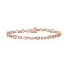 Designs By Gioelli 14k Rose Gold Over Silver Simulated Morganite & Lab-Created White Sapphire Tennis Bracelet -Designs by Gioelli Shop unnamed file 217