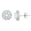 Designs By Gioelli Lab-Created White Sapphire & White Topaz 10k White Gold Halo Stud Earrings 2 Designs By Gioelli Lab-Created White Sapphire & White Topaz 10k White Gold Halo Stud Earrings -Designs by Gioelli Shop unnamed file 241