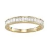 Designs By Gioelli 10k Gold Cubic Zirconia Baguette Band Yellow