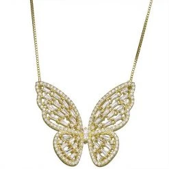 Designs By Gioelli Sterling Silver Cubic Zirconia Butterfly Necklace 8 Designs By Gioelli Sterling Silver Cubic Zirconia Butterfly Necklace -Designs by Gioelli Shop unnamed file 293