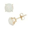 Designs By Gioelli Lab-Created Opal 10k Gold Stud Earrings -Designs by Gioelli Shop unnamed file 330
