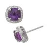 Designs By Gioelli Sterling Silver Amethyst And Lab-Created White Sapphire Halo Stud Earrings 2 Designs By Gioelli Sterling Silver Amethyst And Lab-Created White Sapphire Halo Stud Earrings -Designs by Gioelli Shop unnamed file 336