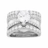 Designs By Gioelli Sterling Silver Cubic Zirconia Engagement Ring Set -Designs by Gioelli Shop unnamed file 344
