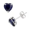 Designs By Gioelli Lab-Created Sapphire 10k White Gold Heart Stud Earrings -Designs by Gioelli Shop unnamed file 367