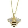 Designs By Gioelli 14k Gold Over Silver Lab-Created White Sapphire Bee Pendant Necklace 1 Designs By Gioelli 14k Gold Over Silver Lab-Created White Sapphire Bee Pendant Necklace -Designs by Gioelli Shop unnamed file 38