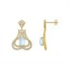 Designs By Gioelli 14k Gold Over Silver White Opal Dangle Earrings -Designs by Gioelli Shop unnamed file 381