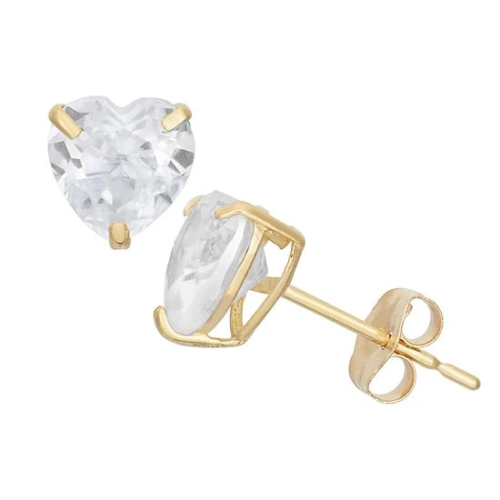 Designs By Gioelli 14k Gold Cubic Zirconia Stud Earrings Yellow 5 Designs By Gioelli 14k Gold Cubic Zirconia Stud Earrings Yellow - Image 3