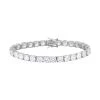 Designs By Gioelli Cubic Zirconia Sterling Silver Tennis Bracelet