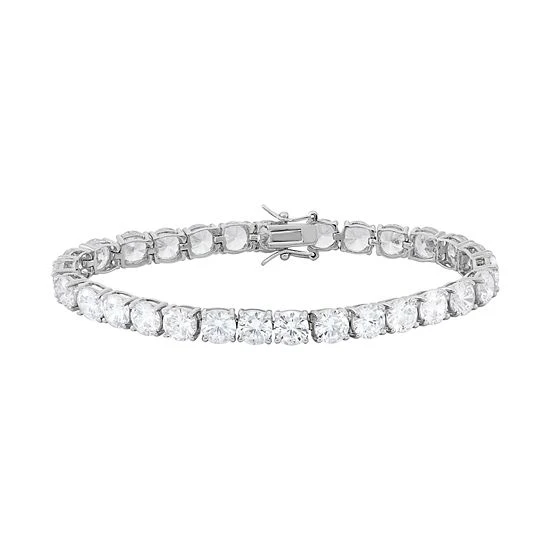 Designs By Gioelli Cubic Zirconia Sterling Silver Tennis Bracelet 3 Designs By Gioelli Cubic Zirconia Sterling Silver Tennis Bracelet