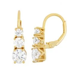 Designs By Gioelli 14k Gold Over Silver Cubic Zirconia Graduated Drop Earrings Yellow -Designs by Gioelli Shop unnamed file 480