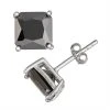 Designs By Gioelli Men's Sterling Silver Black Cubic Zirconia Square Stud Earrings -Designs by Gioelli Shop unnamed file 485
