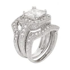 Designs By Gioelli Cubic Zirconia Halo Engagement Ring Set In Sterling Silver 5 Designs By Gioelli Cubic Zirconia Halo Engagement Ring Set In Sterling Silver -Designs by Gioelli Shop unnamed file 491