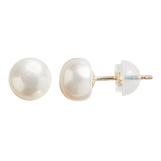 Designs By Gioelli 14k Gold Freshwater Cultured Pearl Stud Earrings 3 Designs By Gioelli 14k Gold Freshwater Cultured Pearl Stud Earrings