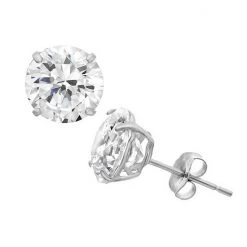 Designs By Gioelli 14k Gold 6MM Cubic Zirconia Stud Earrings White -Designs by Gioelli Shop unnamed file 5