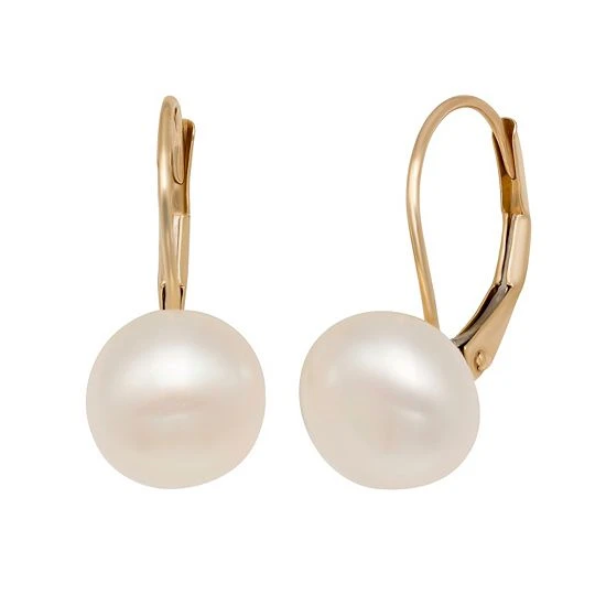 Designs By Gioelli 14k Gold Freshwater Cultured Pearl Stud Earrings White 3 Designs By Gioelli 14k Gold Freshwater Cultured Pearl Stud Earrings White
