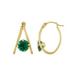 Designs By Gioelli 14k Gold Gemstone Capture Hoop Earrings Created Aquamarine -Designs by Gioelli Shop unnamed file 521