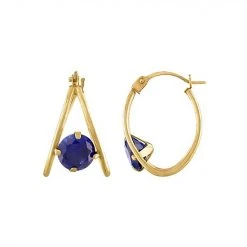Designs By Gioelli 14k Gold Gemstone Capture Hoop Earrings Created Aquamarine -Designs by Gioelli Shop unnamed file 525