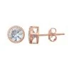 Designs By Gioelli 14k Rose Gold Over Silver Lab-Created Aquamarine Milgrain Stud Earrings 2 Designs By Gioelli 14k Rose Gold Over Silver Lab-Created Aquamarine Milgrain Stud Earrings -Designs by Gioelli Shop unnamed file 582
