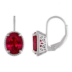 Designs By Gioelli Gemstone Leverback Earrings Lab Created Ruby -Designs by Gioelli Shop unnamed file 60