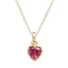 Designs By Gioelli 14k Gold Over Silver Lab-Created Ruby Heart Crown Pendant 2 Designs By Gioelli 14k Gold Over Silver Lab-Created Ruby Heart Crown Pendant -Designs by Gioelli Shop unnamed file 650