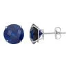 Designs By Gioelli Lab-Created Sapphire 10k White Gold Stud Earrings -Designs by Gioelli Shop unnamed file 665