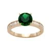 Designs By Gioelli 10k Gold Simulated Emerald & Lab-Created White Sapphire Ring -Designs by Gioelli Shop unnamed file 7