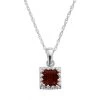 Designs By Gioelli Sterling Silver Garnet Square Pendant 1 Designs By Gioelli Sterling Silver Garnet Square Pendant -Designs by Gioelli Shop unnamed file 720