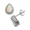 Designs By Gioelli Sterling Silver Lab-Created Opal Crown Stud Earrings -Designs by Gioelli Shop unnamed file 733