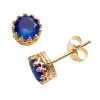 Designs By Gioelli 14k Gold Over Silver Lab-Created Sapphire Crown Stud Earrings 2 Designs By Gioelli 14k Gold Over Silver Lab-Created Sapphire Crown Stud Earrings -Designs by Gioelli Shop unnamed file 761