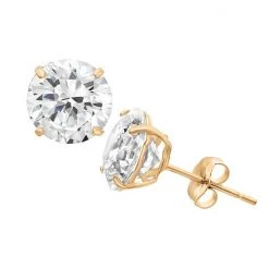 Designs By Gioelli 14k Gold 8MM Cubic Zirconia Stud Earrings Yellow -Designs by Gioelli Shop unnamed file 78