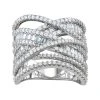 Designs By Gioelli Sterling Silver Cubic Zirconia Crossover Ring 1 Designs By Gioelli Sterling Silver Cubic Zirconia Crossover Ring -Designs by Gioelli Shop unnamed file 786