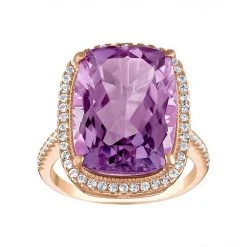 Designs By Gioelli Sterling Silver Gemstone Ring Lab Created Blck Spnl