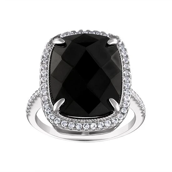 Designs By Gioelli Sterling Silver Gemstone Ring Lab Created Blck Spnl 6 Designs By Gioelli Sterling Silver Gemstone Ring Lab Created Blck Spnl - Image 4