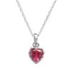 Designs By Gioelli Sterling Silver Lab-Created Ruby Heart Crown Pendant 2 Designs By Gioelli Sterling Silver Lab-Created Ruby Heart Crown Pendant -Designs by Gioelli Shop unnamed file 824