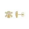 Designs By Gioelli Men's Cubic Zirconia Skull Stud Earrings -Designs by Gioelli Shop unnamed file 838