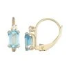 Designs By Gioelli 10k Gold Emerald-Cut Swiss Blue Topaz & White Zircon Leverback Earrings 2 Designs By Gioelli 10k Gold Emerald-Cut Swiss Blue Topaz & White Zircon Leverback Earrings -Designs by Gioelli Shop unnamed file 859