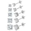 Designs By Gioelli Cubic Zirconia Sterling Silver Stud Earring Set -Designs by Gioelli Shop unnamed file 86