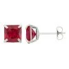 Designs By Gioelli Lab-Created Ruby 10k White Gold Stud Earrings -Designs by Gioelli Shop unnamed file 88