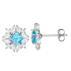 Designs By Gioelli 10k White Gold Gemstone & Lab-Created White Sapphire Stud Earrings 8 Designs By Gioelli 10k White Gold Gemstone & Lab-Created White Sapphire Stud Earrings -Designs by Gioelli Shop unnamed file 884