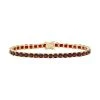 Designs By Gioelli 14k Gold Over Silver Garnet Tennis Bracelet -Designs by Gioelli Shop unnamed file 9
