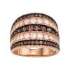 Designs By Gioelli 14k Rose Gold Plated Silver Mocha Cubic Zirconia Multi Row Ring 1 Designs By Gioelli 14k Rose Gold Plated Silver Mocha Cubic Zirconia Multi Row Ring -Designs by Gioelli Shop unnamed file 923