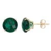 Designs By Gioelli Lab-Created Emerald 10k Gold Stud Earrings -Designs by Gioelli Shop unnamed file 972